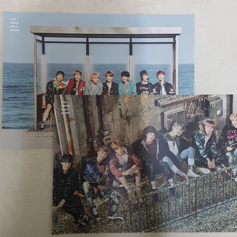 Kpop BTS ‘You Never Walk Alone’ both posters (NEW)